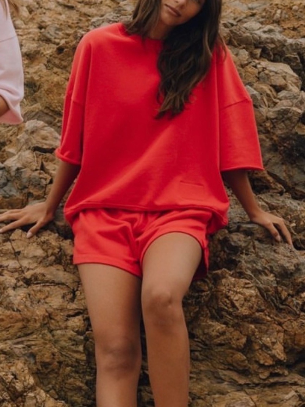 Daily Drills Heart Cropped Sleeve Crew XS/S - Picture 5 of 5